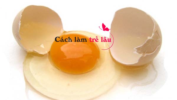 Lòng trắng trứng gà trị rạn da hiệu quả